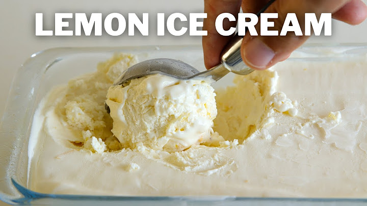 Συνταγή για παγωτό λεμόνι 3 συστατικών