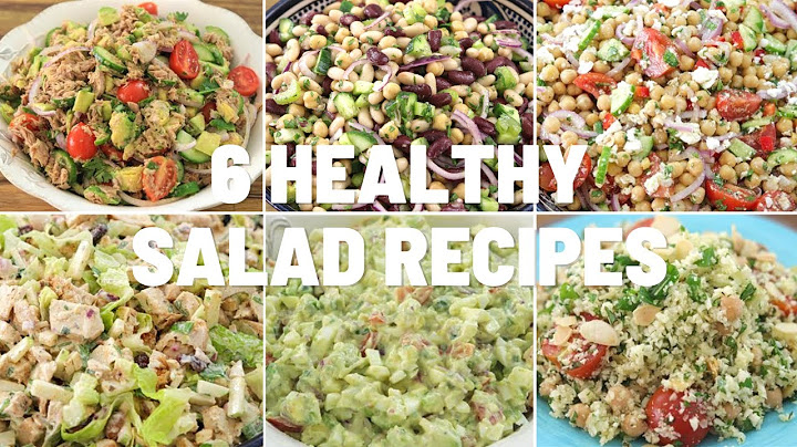 6 εύκολες και υγιεινές συνταγές για σαλάτες