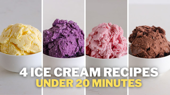 4 εύκολες συνταγές παγωτού κάτω από 20 λεπτά